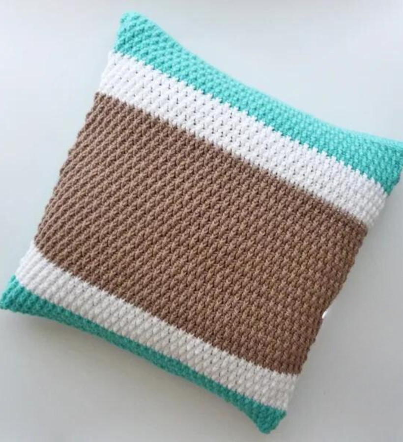Alpine Crochet Cushion Cover