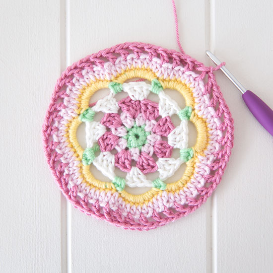 Free Crochet Mandala Pattern By Mandy For Decor & Gifts