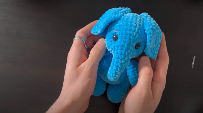 Blue Elephant Crochet Pattern