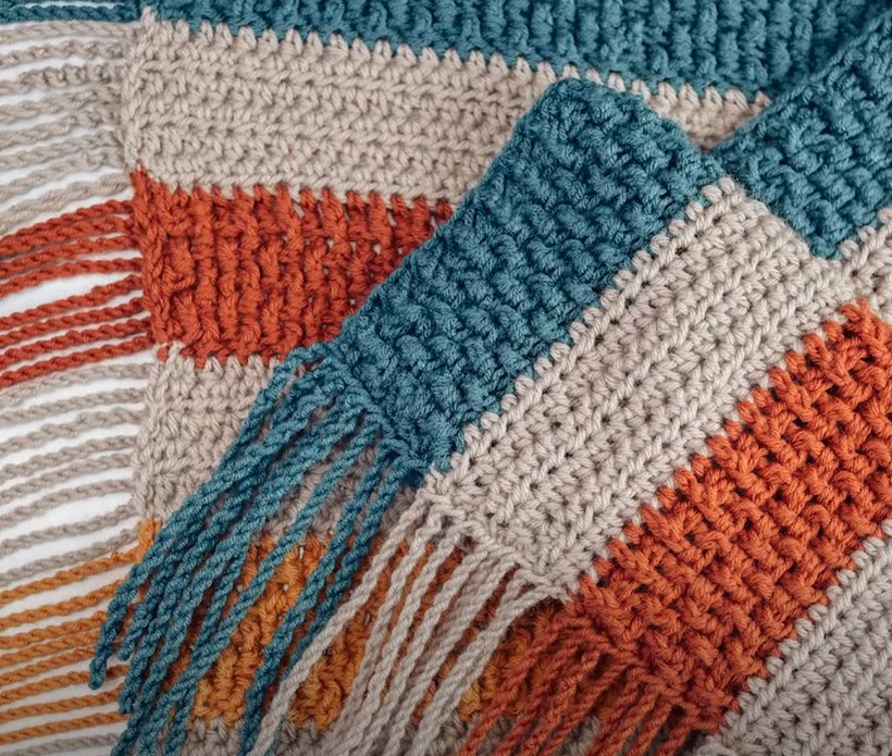 Bonfire Scarf Crochet Pattern