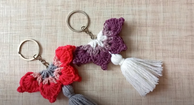 Butterfly Keychain Crochet