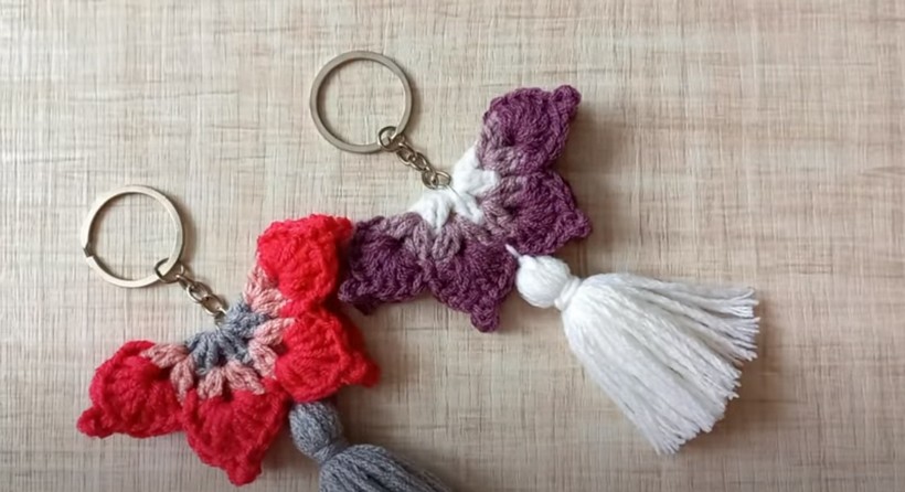 Butterfly Keychain Crochet