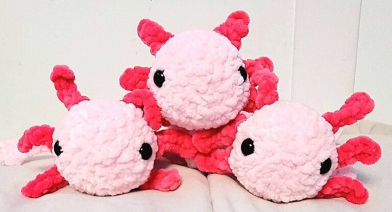 11 Crochet Axolotl Patterns For Educational Amigurumi