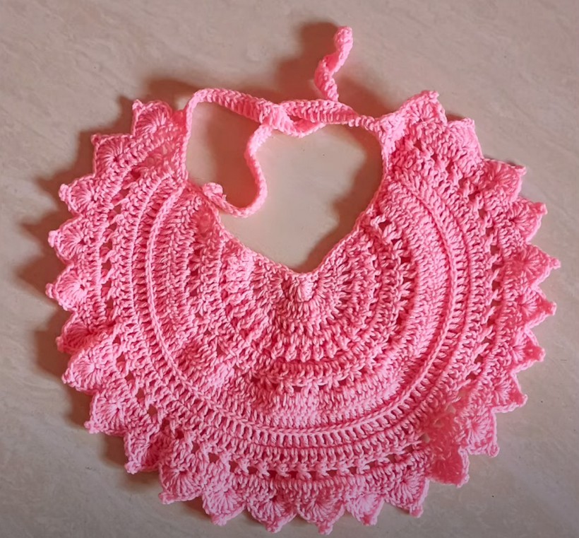 Crochet Beautiful Bib 
