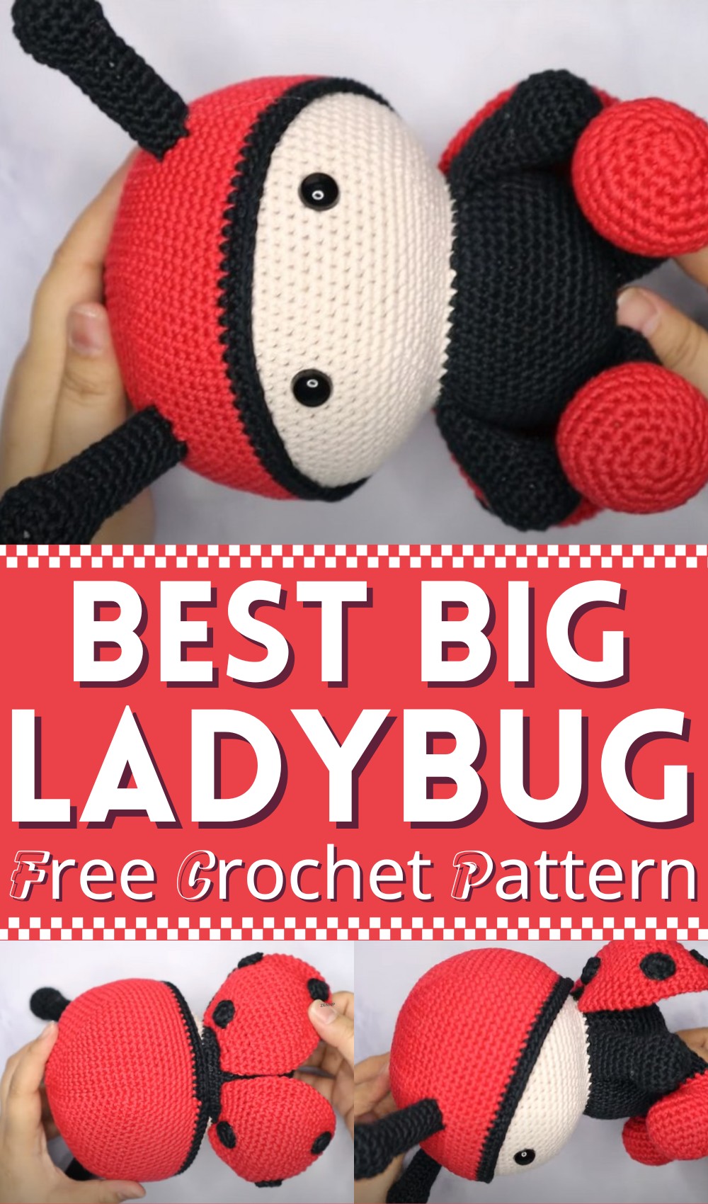 Crochet Big Ladybug