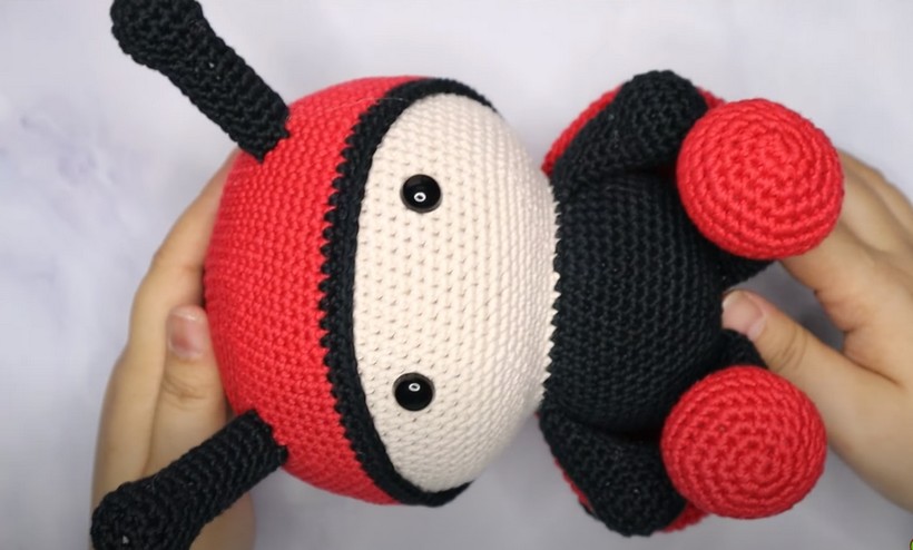 Crochet Big Ladybug