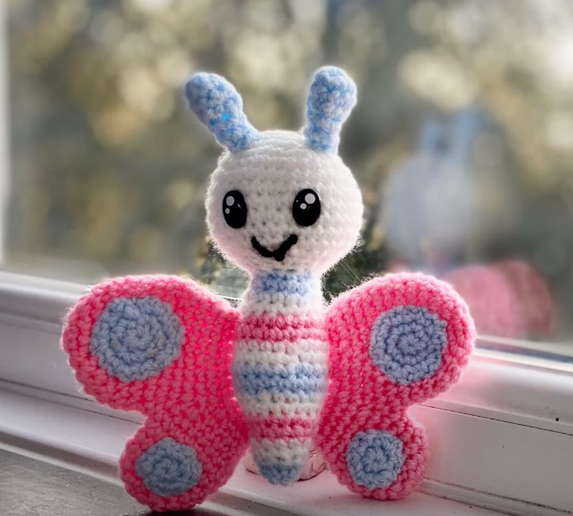 Crochet Cute Butterfly Pattern 