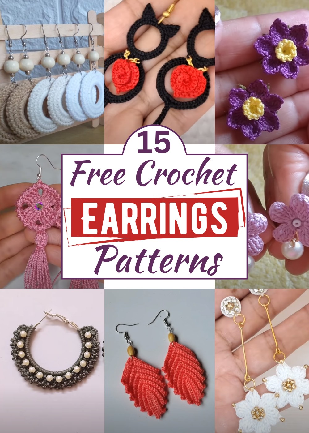 Crochet Earrings Patterns