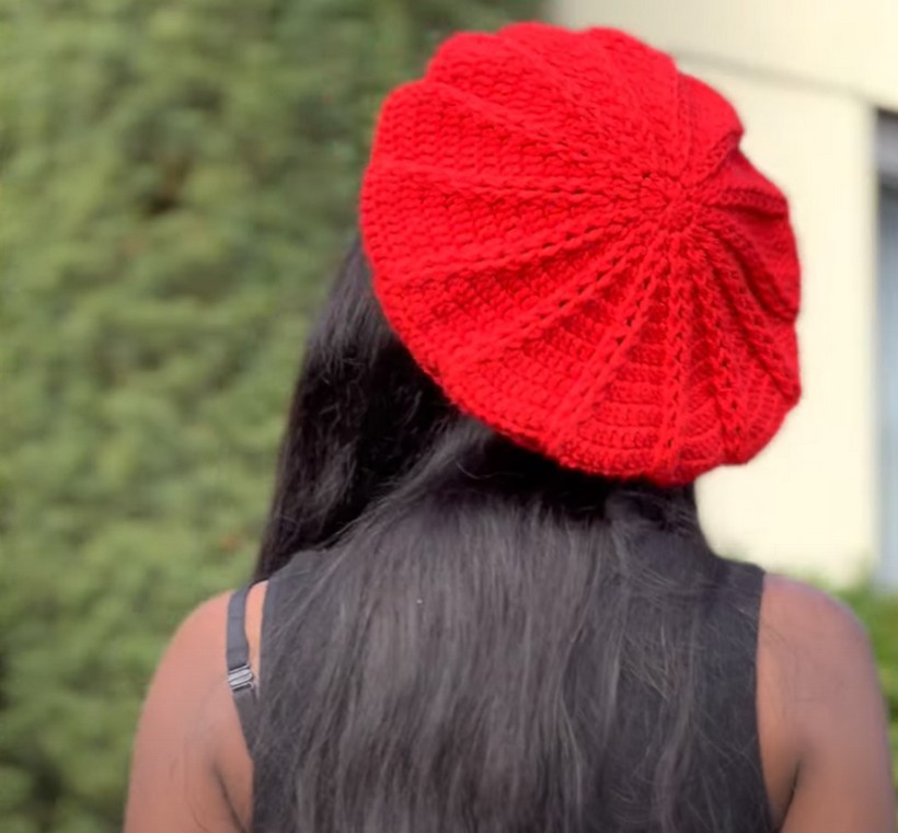 Crochet Easy Beret Hat