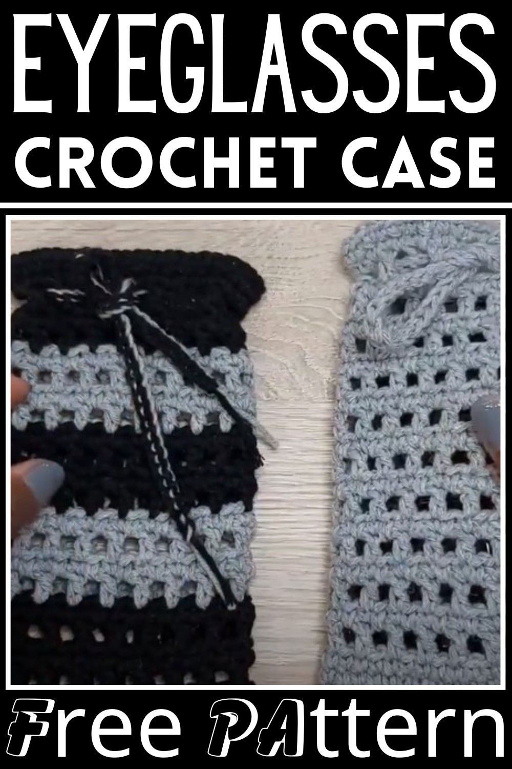 Crochet Easy Eyeglasses Case