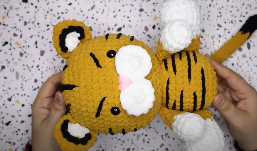Crochet Fluffy Tiger Pattern