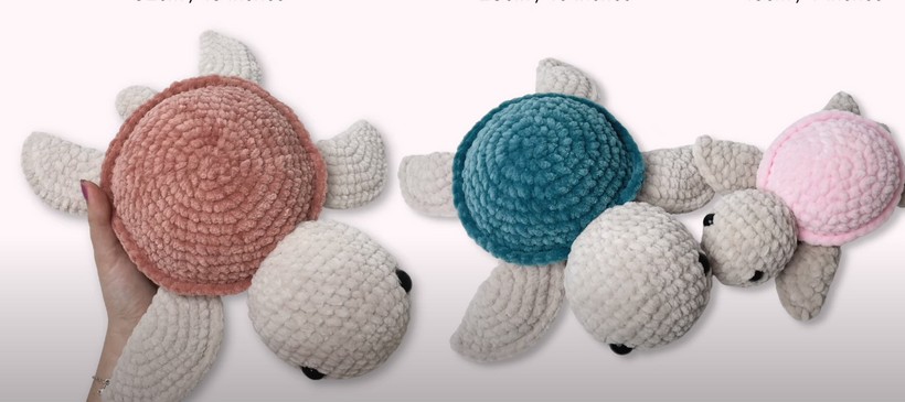 Crochet Jumbo Turtle
