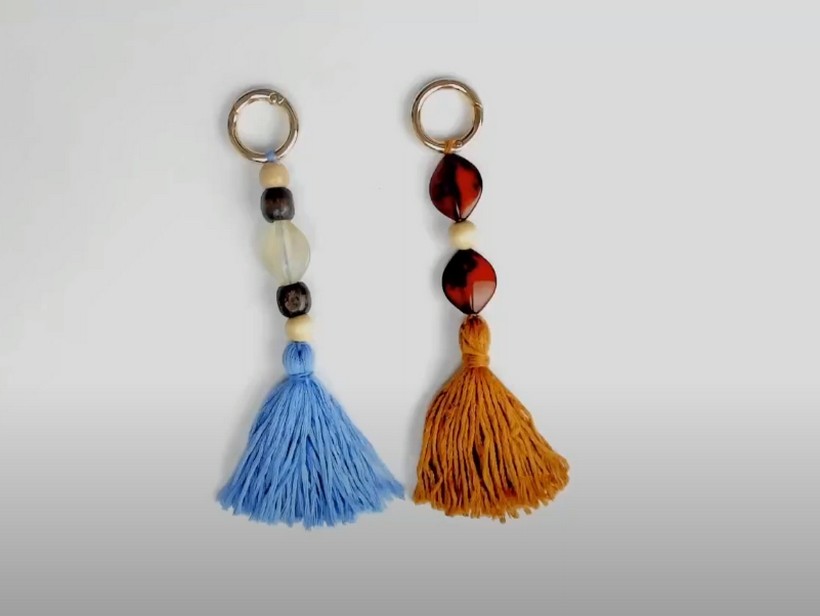  Crochet Keychains With Tassel