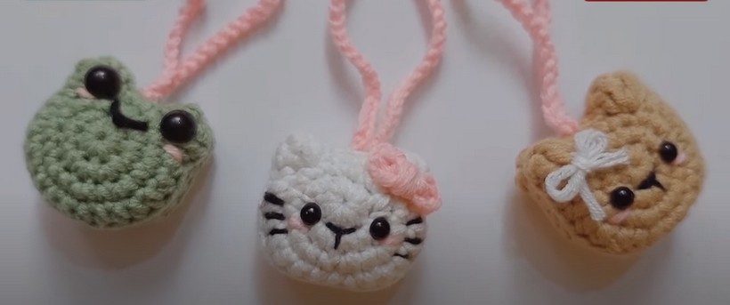 Crochet Mini Animal Keychains