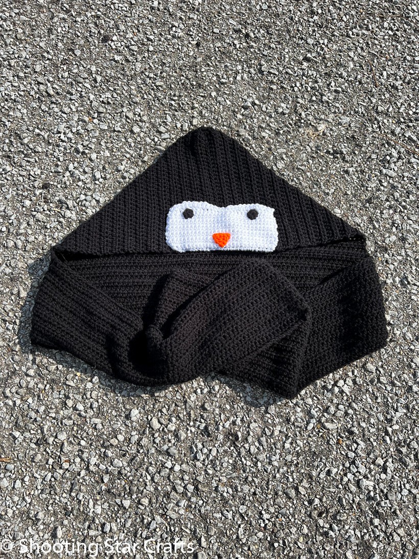 Crochet Penguin Scarf