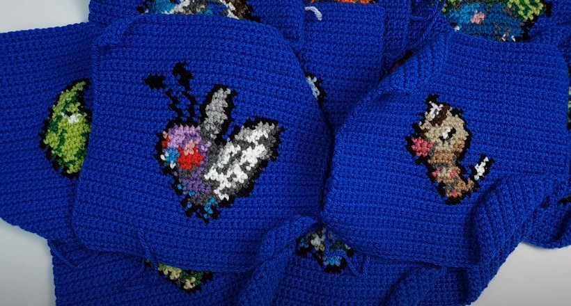 Crochet Pokemon Blanket