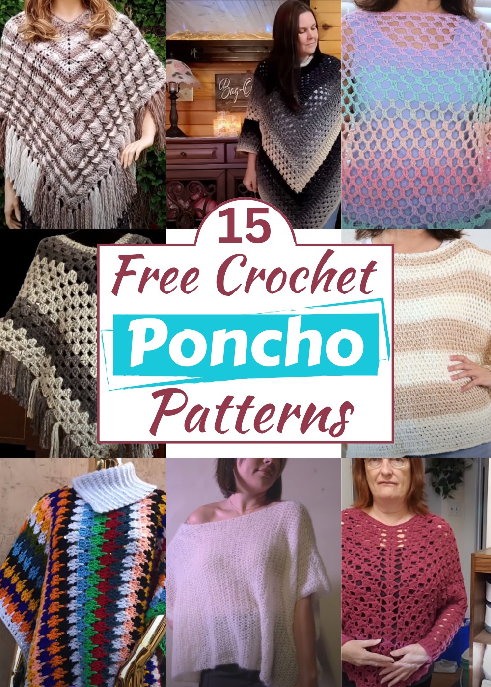 Crochet Poncho patterns