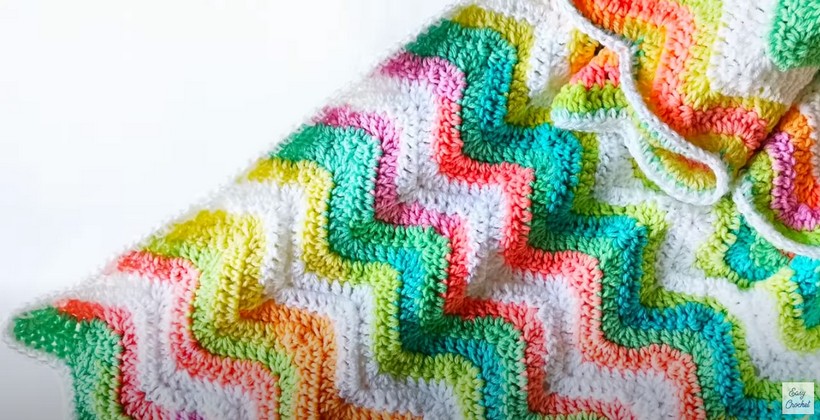 Crochet Rainbow Blanket