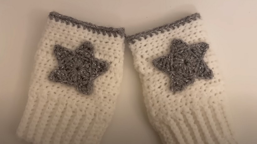 Crochet Star Wrist Warmers