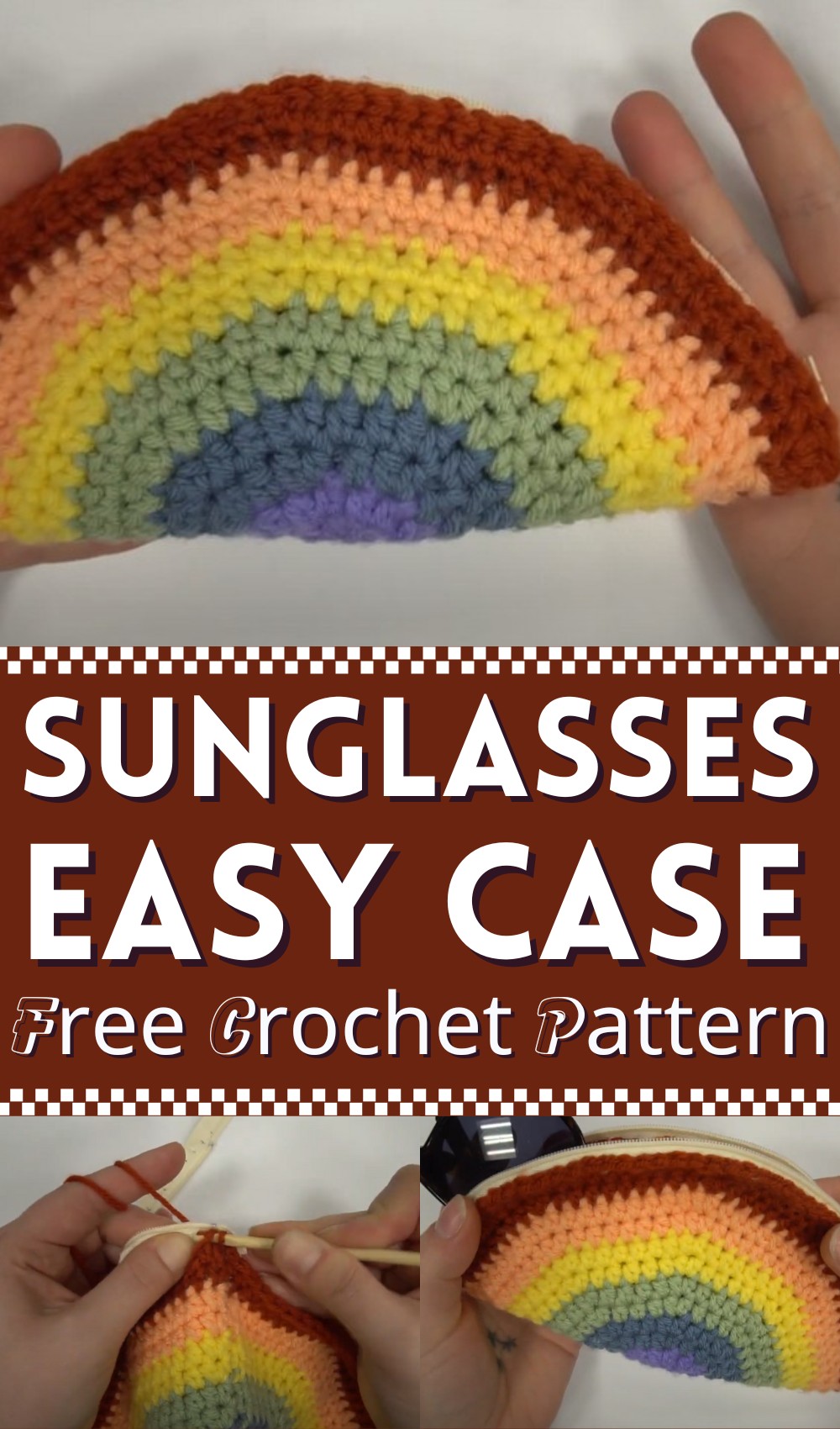 Crochet Sunglasses Case Pattern Free