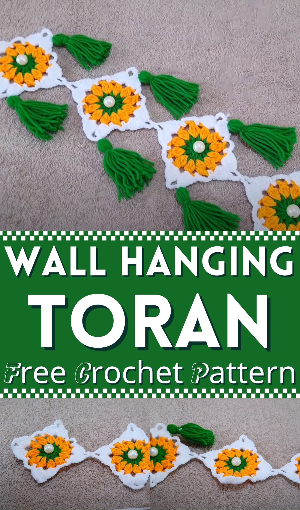 Crochet Wall Hanging Toran