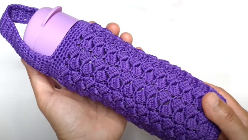 Crochet Water Bottle Holder For Travel