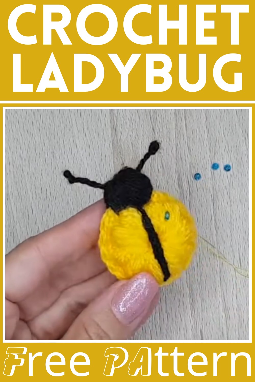 Cute Crochet Ladybug