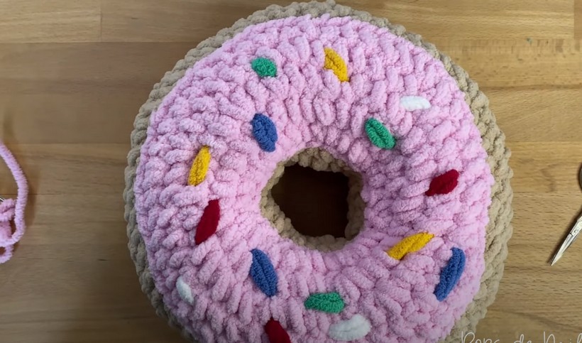 Donut Pillow Crochet Pattern