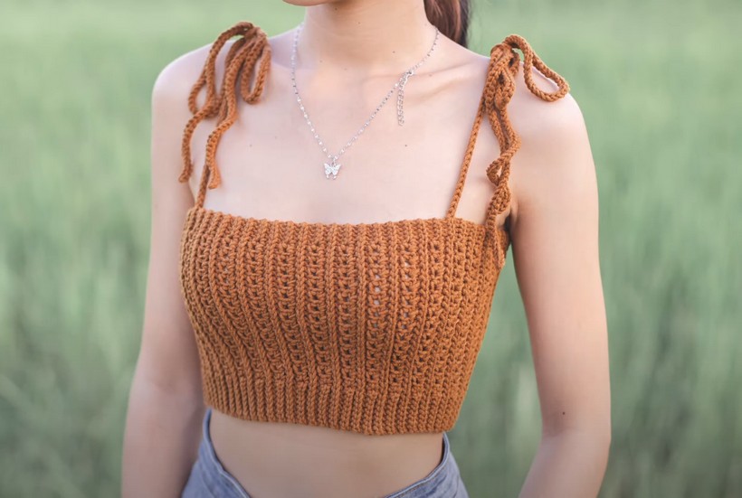 14 Crochet Crop Top Patterns For Summer - Red Agape Blog