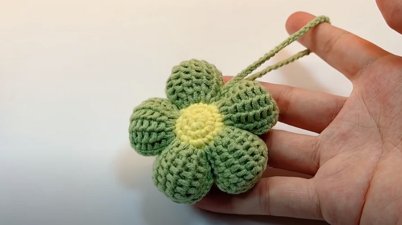 Easy Crochet Keychain