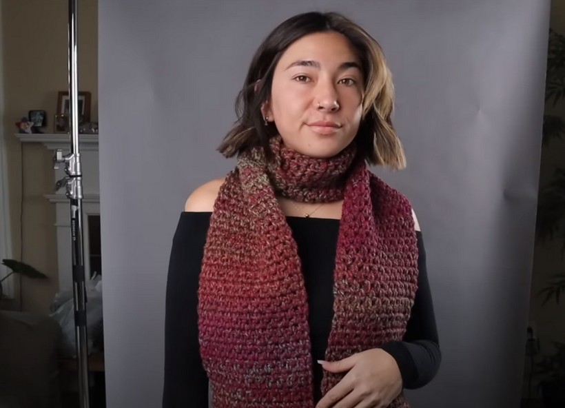 Easy Crochet Scarf 