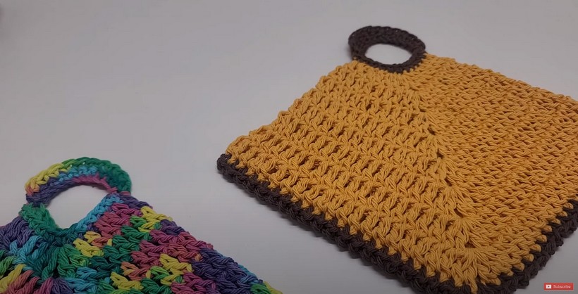 Easy Crochet Vintage Potholder Pattern