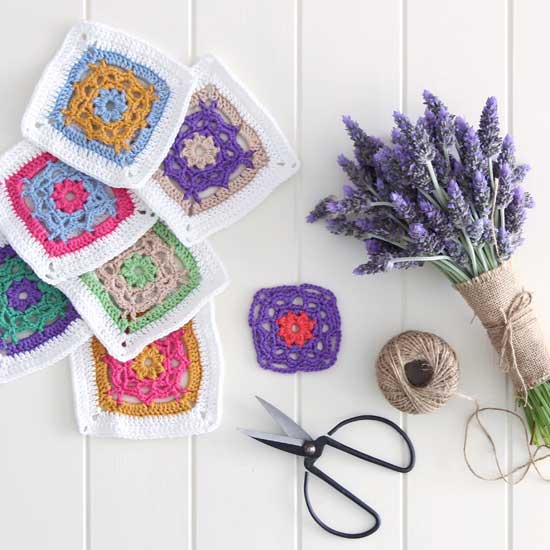 Crochet Flower Granny Square Pattern For Loveliest Items