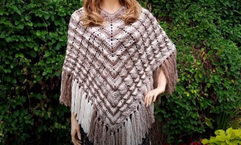 How To Crochet A Cable Stitch Poncho