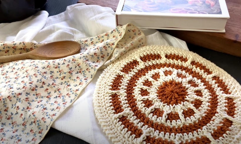 How To Crochet A Double Thick Circular Potholder