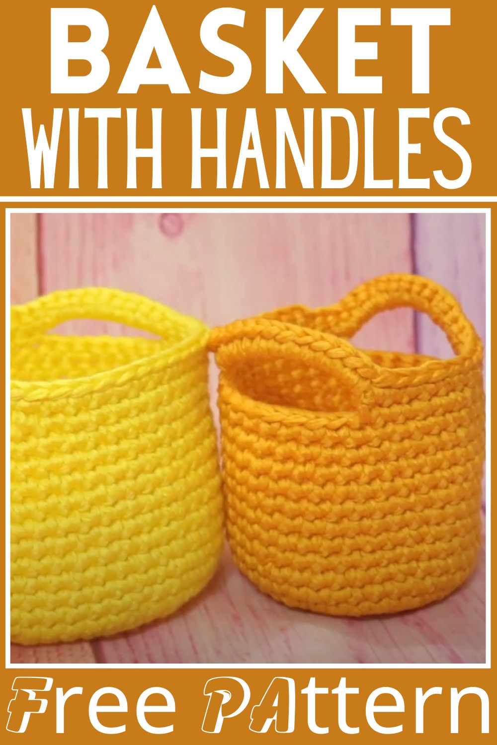 How To Make Crochet Basket With Handles