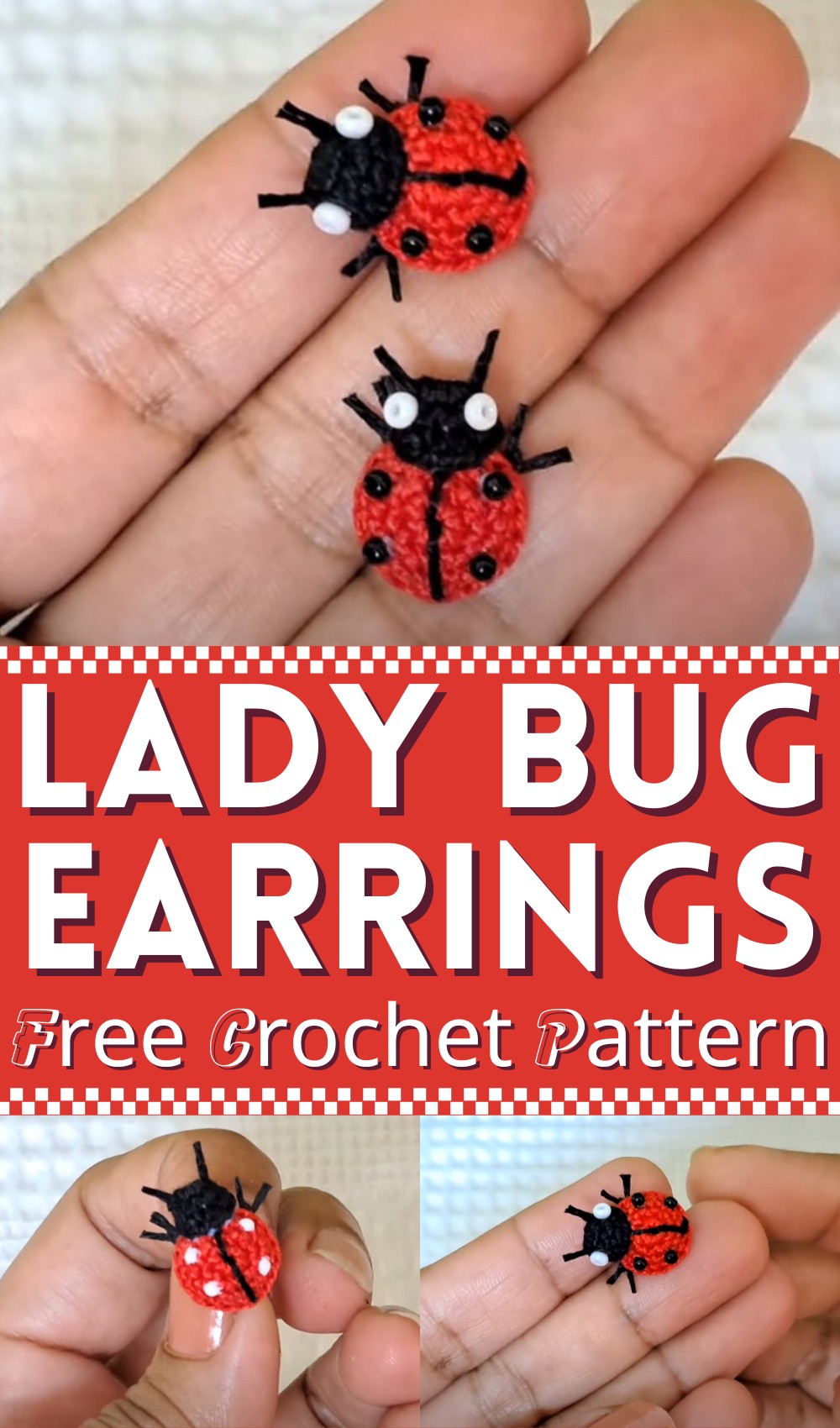 Lady Bug Earrings