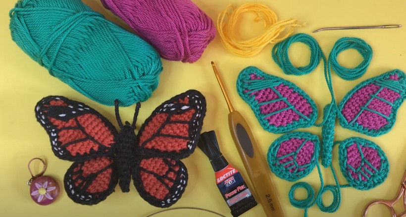 Monarch Butterfly Crochet