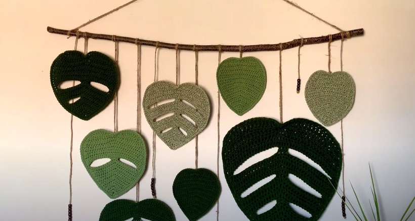 Monstera Leaf Wall Hanging 