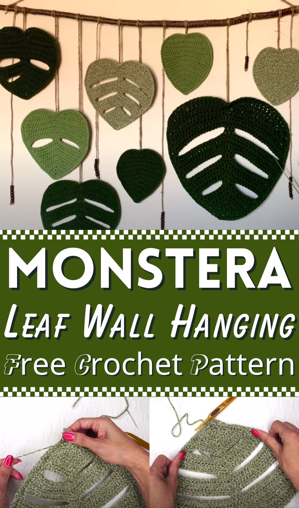 Monstera Leaf Wall Hanging