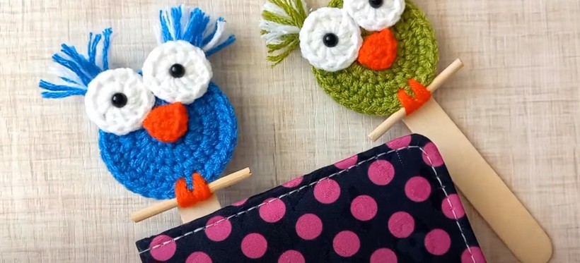 Owl Bookmark Crochet Pattern