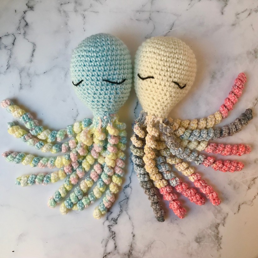 Preemie octopi amigurumi 