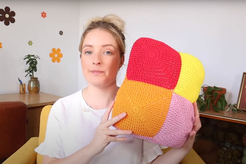 Crochet Cushion Cover For Beginners