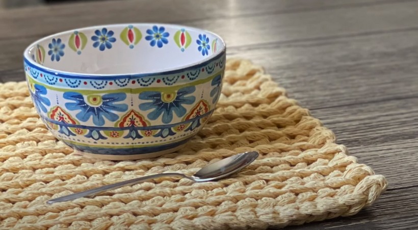 Super Easy Bulky Crochet Placemat