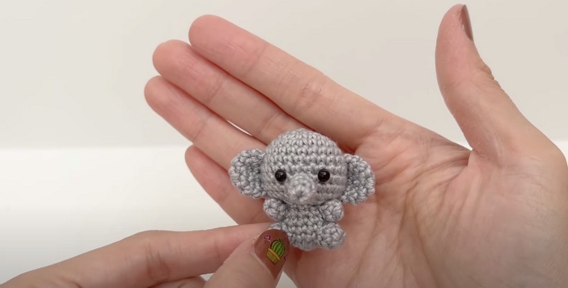 Tiny Elephant Amigurumi Crochet