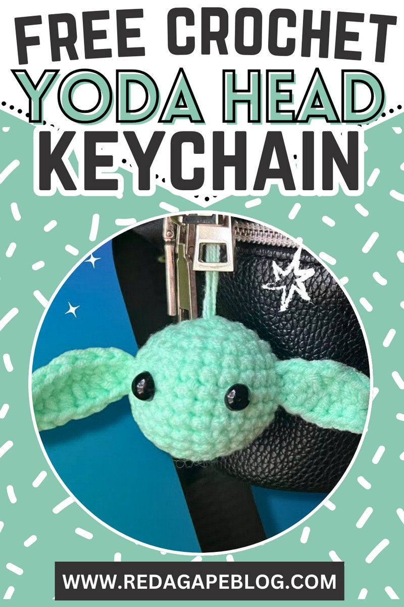 Baby Yoda Head Keychain