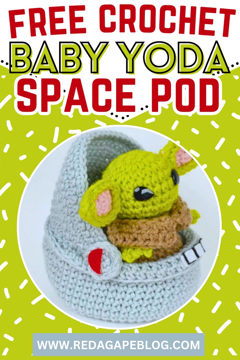 Baby Yoda Space Pod Amigurumi
