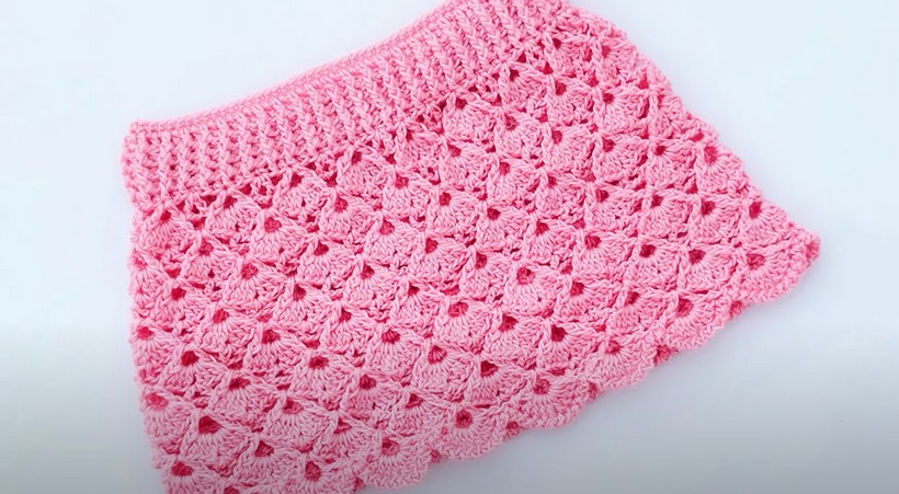 Beginner Friendly Pink Crochet Skirt