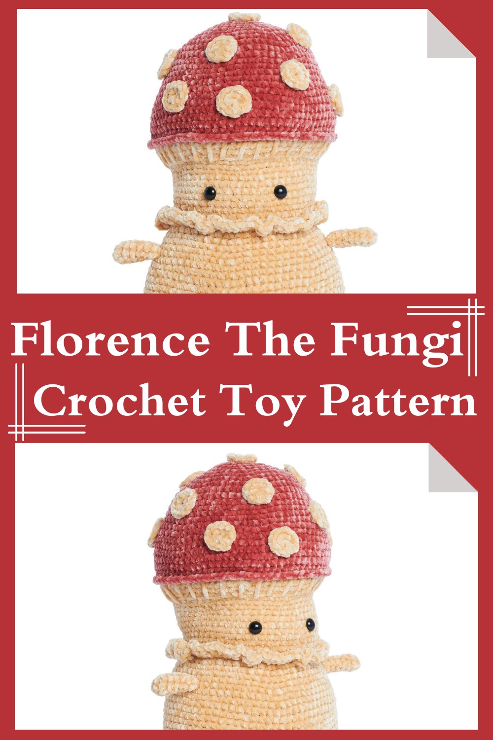 Bernat Florence The Fungi Crochet Toy Pattern