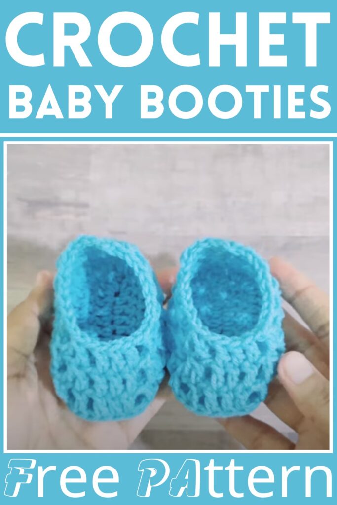 15 Crochet Baby Booties Free Patterns For Beginners + Tutorials!